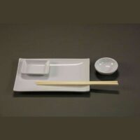 Bowl Redondo Blanco Sushi