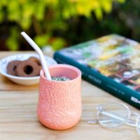 Simplemente Mate Flores 3D Coral