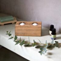 Porta Velas Madera