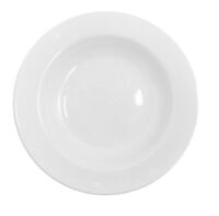 Plato Hondo Pastero Linea Recta Blanco