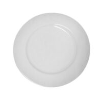 Plato Postre Flat Blanco