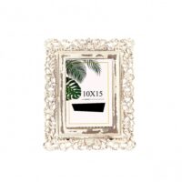 Portarretrato Vintage Deco 10x15cm Blanco