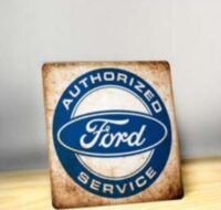 Chapa Retro Autos 30x30