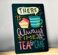 Chapa Retro Frases 43x30