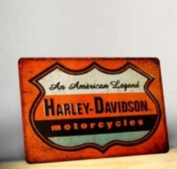 Chapa Retro Motos 20x30