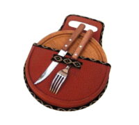 Set Plato con Cuchillo y Tenedor
