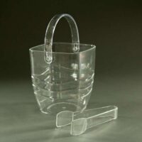 Hielera Transparente con Pinza