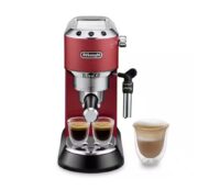 Cafetera De Longhi Espresso Dedica Roja