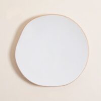 Plato Monastir Blanco Borde Natural