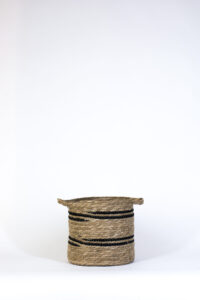 Canasto Beige y Negro